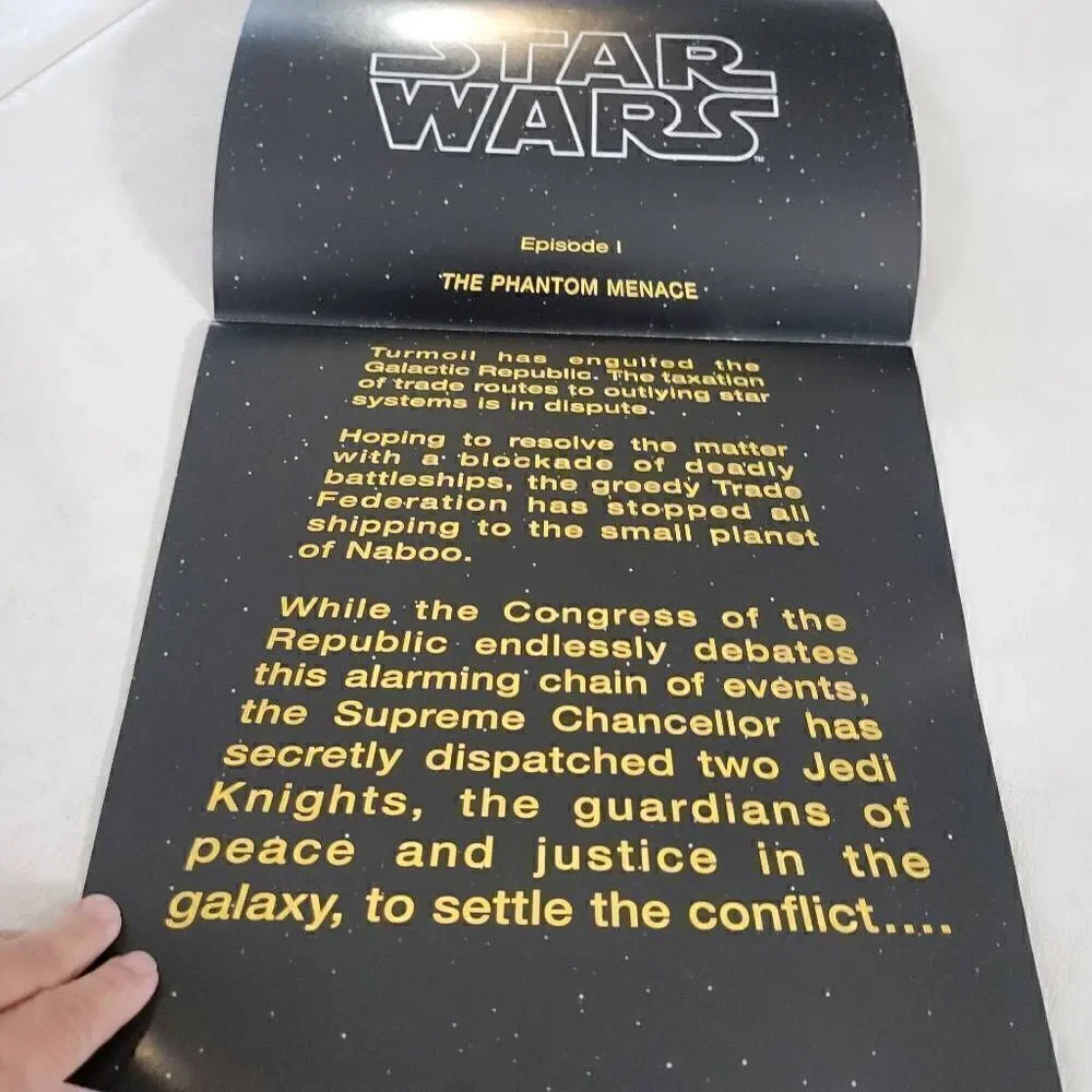 Star Wars Episode I Darth Maul year 2000 calendar